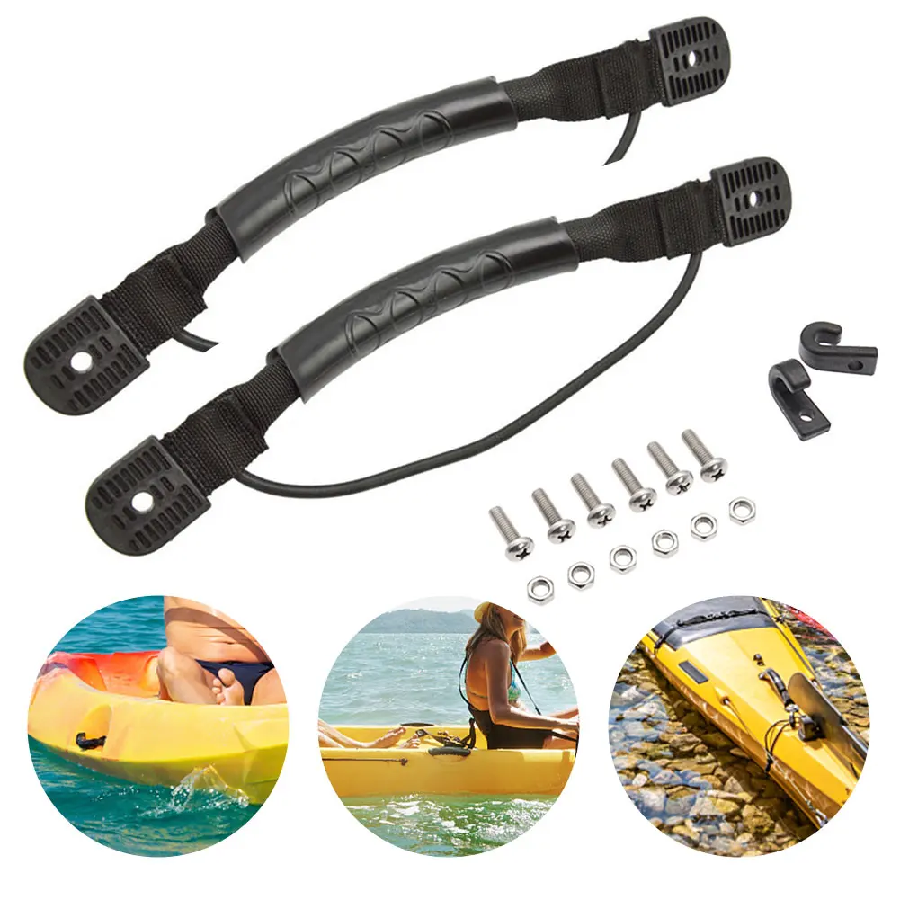 2pcs Portable Anti Slip DIY Side Mount Easy Install Kayak Carry Handle Durable Replacement Parts With J Hook Screws Practical
2pcs Portable Anti Slip DIY Side Mount Easy Install Kayak Carry Handle Durable Replacement Parts With J Hook Screws Practical