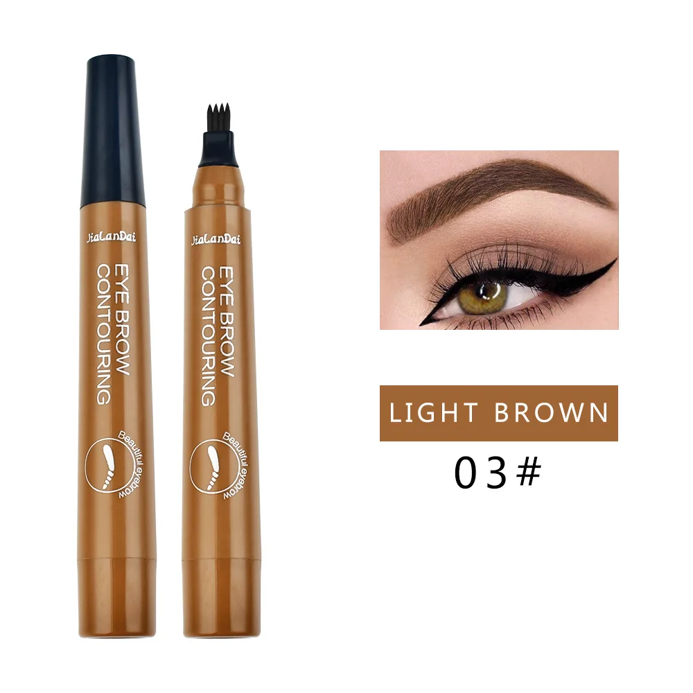 1Pcs Light Brown Microblading Tattoo Eyebrow Pencil Waterproof Fork Tip 4 Head Fine Sketch Liquid Eyebrow Enhancer Dye Tint Pen
1Pcs Light Brown Microblading Tattoo Eyebrow Pencil Waterproof Fork Tip 4 Head Fine Sketch Liquid Eyebrow Enhancer Dye Tint Pen