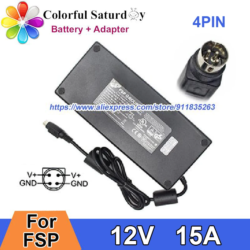 Original FSP180-AHAN1 12V 15A 180W AC Adapter Charger For FSP Laptop Power Supply Round With 4 Pins
Original FSP180-AHAN1 12V 15A 180W AC Adapter Charger For FSP Laptop Power Supply Round With 4 Pins