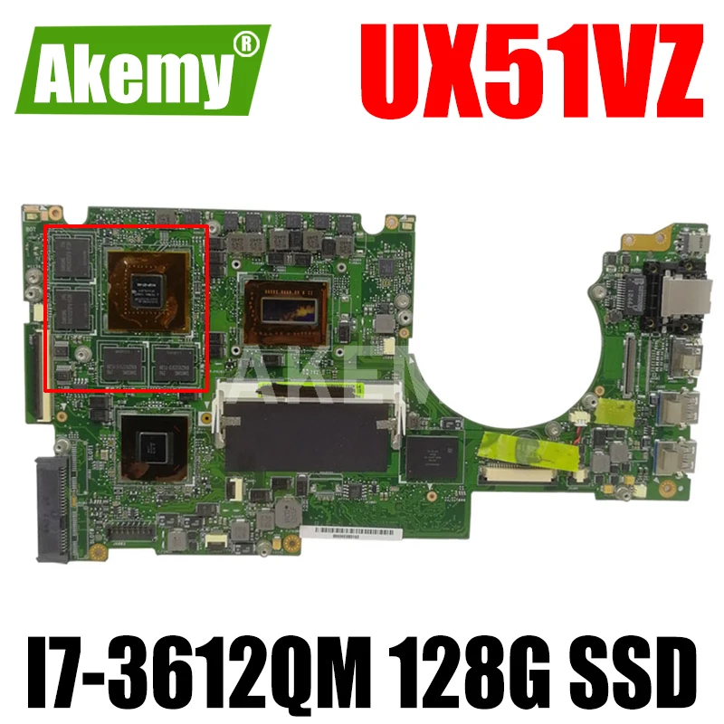 Материнская плата Akemy для Asus UX51VZ UX51VZA UX51V U500V, протестированная материнская плата с диагональю 100% дюйма, работает со смартфоном 128G SSD UX51VZH
Материнская плата Akemy для Asus UX51VZ UX51VZA UX51V U500V, протестированная материнская плата с диагональю 100% дюйма, работает со смартфоном 128G SSD UX51VZH