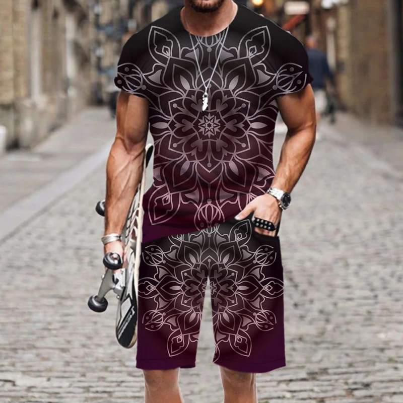 Men's T-shirt Shorts Set Street Datura Pattern Fashion Hot Sportswear Harajuku Luxury Spring Autumn Tracksuit Casual 2022 New
Men's T-shirt Shorts Set Street Datura Pattern Fashion Hot Sportswear Harajuku Luxury Spring Autumn Tracksuit Casual 2022 New