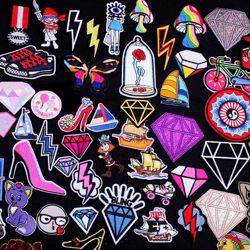 Embroidery Patch on Clothes Diy Stripe Sticker Cartoon Anime Patch Iron on Patches on Clothes Embroidered Patches for Clothing
Embroidery Patch on Clothes Diy Stripe Sticker Cartoon Anime Patch Iron on Patches on Clothes Embroidered Patches for Clothing