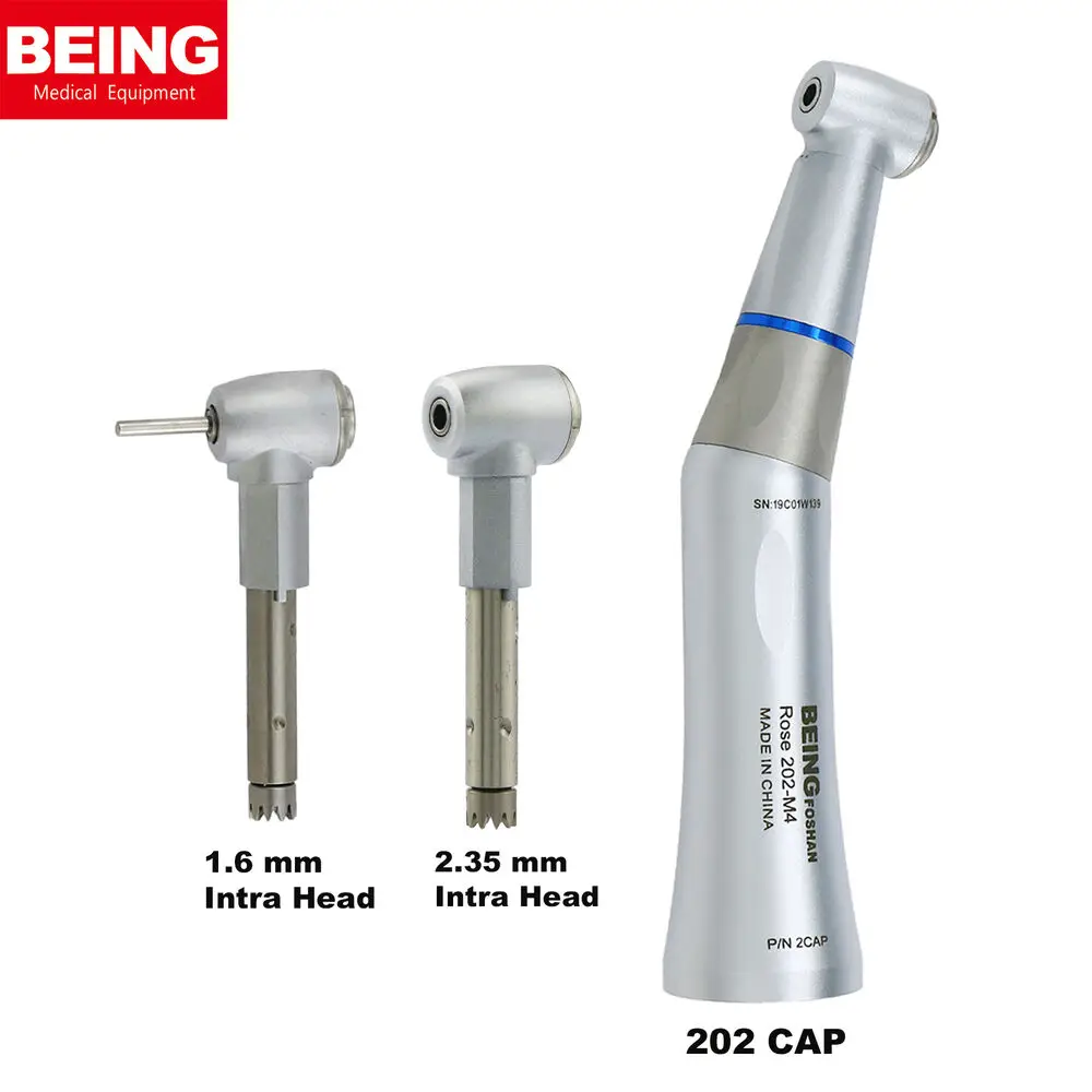 BEING Dental Low Speed Handpiece Inner Water Contra Angle 1.6mm 2.35mm Intra Head Fit Kavo
BEING Dental Low Speed Handpiece Inner Water Contra Angle 1.6mm 2.35mm Intra Head Fit Kavo