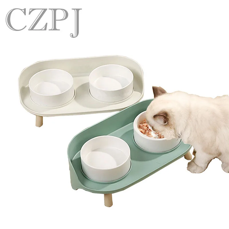 Hot Sale Small Pet Ceramic Double Bowl Anti Tipover Pet Cats Ceramics Bowl Feeder With Baffle
Hot Sale Small Pet Ceramic Double Bowl Anti Tipover Pet Cats Ceramics Bowl Feeder With Baffle