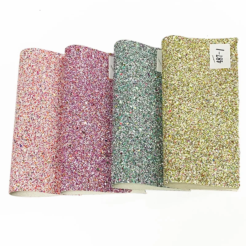 Light Colorful Multi Chunky Glitter Leatherette Fabric Sheet Knitted Backing For Shoes Bags Earrings DIY Accessories 30x135cm
Light Colorful Multi Chunky Glitter Leatherette Fabric Sheet Knitted Backing For Shoes Bags Earrings DIY Accessories 30x135cm