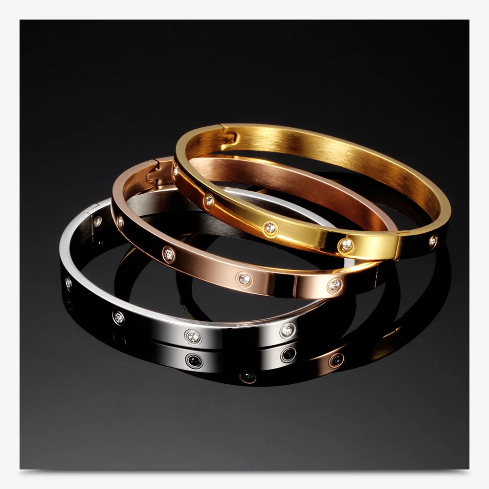 Grier Fashion Spring Wire Girls Women 2022 Titanium Steel Couple Jewelry Buckle Bracelets Bangles Gift
Grier Fashion Spring Wire Girls Women 2022 Titanium Steel Couple Jewelry Buckle Bracelets Bangles Gift