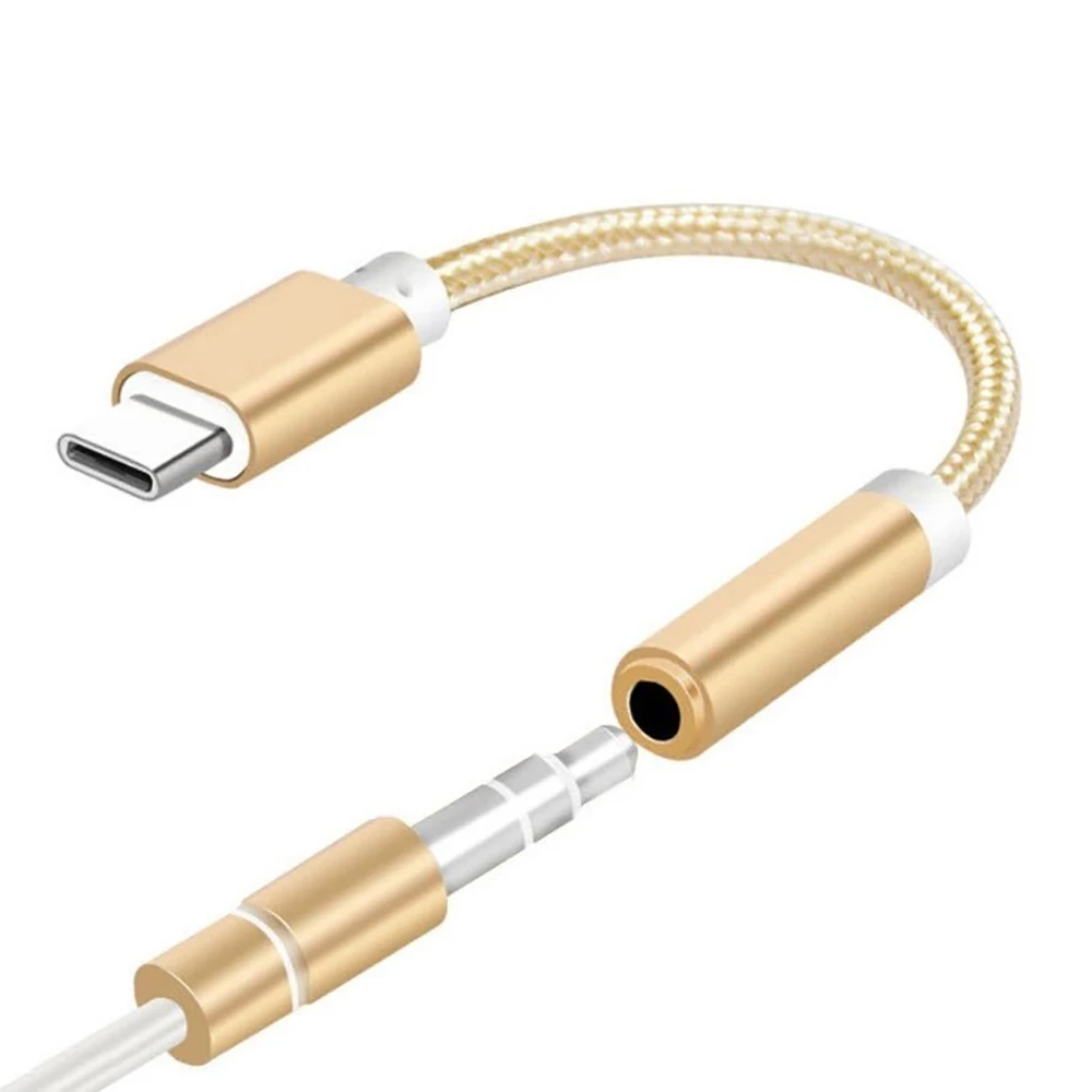 Type C Male To 3.5mm Female Audio Jack Adaptor USB C To Earphone Cable Converter For Xiaomi Huawei Cell Phone Headphone Adapter
Type C Male To 3.5mm Female Audio Jack Adaptor USB C To Earphone Cable Converter For Xiaomi Huawei Cell Phone Headphone Adapter