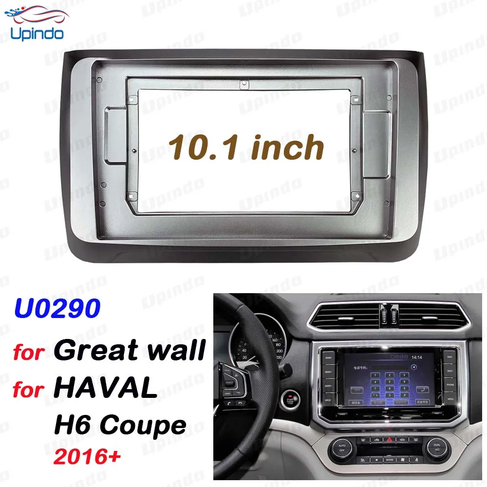 Car Accessory Double Din 10.1 Inch Audio Plastic Fascia Gps Mp4 Radio Panel Frame for HAVAL H6 Coupe 2016+ Dashboard Mount Kit
Car Accessory Double Din 10.1 Inch Audio Plastic Fascia Gps Mp4 Radio Panel Frame for HAVAL H6 Coupe 2016+ Dashboard Mount Kit