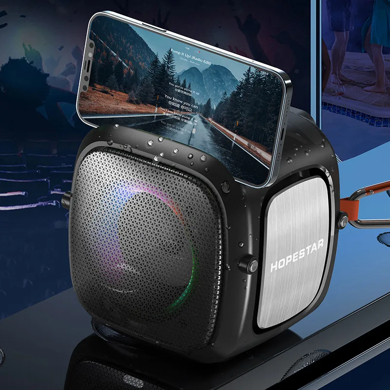 Мощный сабвуфер HOPESTAR вечерние на открытом воздухе, портативный мини-динамик Bluetooth, поддержка мобильный телефон Stand FM, для игр, водонепроницаемый
Мощный сабвуфер HOPESTAR вечерние на открытом воздухе, портативный мини-динамик Bluetooth, поддержка мобильный телефон Stand FM, для игр, водонепроницаемый
