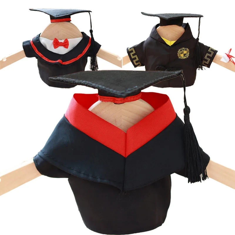 2pc Graduation Plush Clothes Outfit Costume Hat Gifts Clothing Decorations Party Grad Baby Pet Animals Stuffed Set Up Dress Caps
2pc Graduation Plush Clothes Outfit Costume Hat Gifts Clothing Decorations Party Grad Baby Pet Animals Stuffed Set Up Dress Caps
