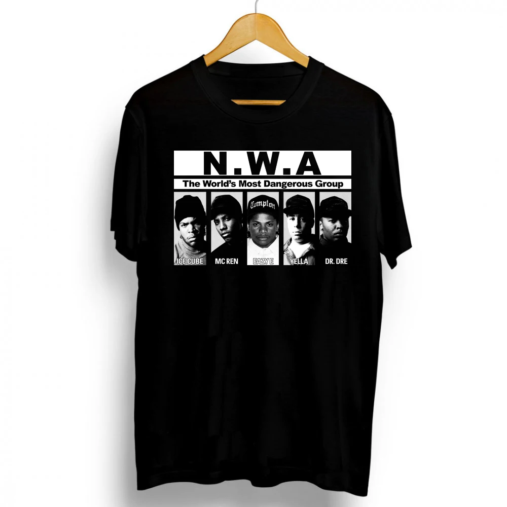 Футболка N.W.A NWA для музыкальной группы в стиле хип-хоп, Мужская футболка с изображением льда кубика MC Ren Dr. Dre DJ Yella Eazy-E, хлопковые футболки для ...
Футболка N.W.A NWA для музыкальной группы в стиле хип-хоп, Мужская футболка с изображением льда кубика MC Ren Dr. Dre DJ Yella Eazy-E, хлопковые футболки для ...