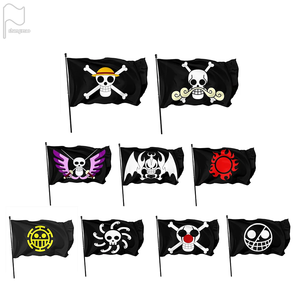 90x150cm High Quality One Piece Luffy Flag/Four Emperors/Qiwu Sea/Pirate Flag Home Decoration Polyester Banner Anime Decoration
90x150cm High Quality One Piece Luffy Flag/Four Emperors/Qiwu Sea/Pirate Flag Home Decoration Polyester Banner Anime Decoration