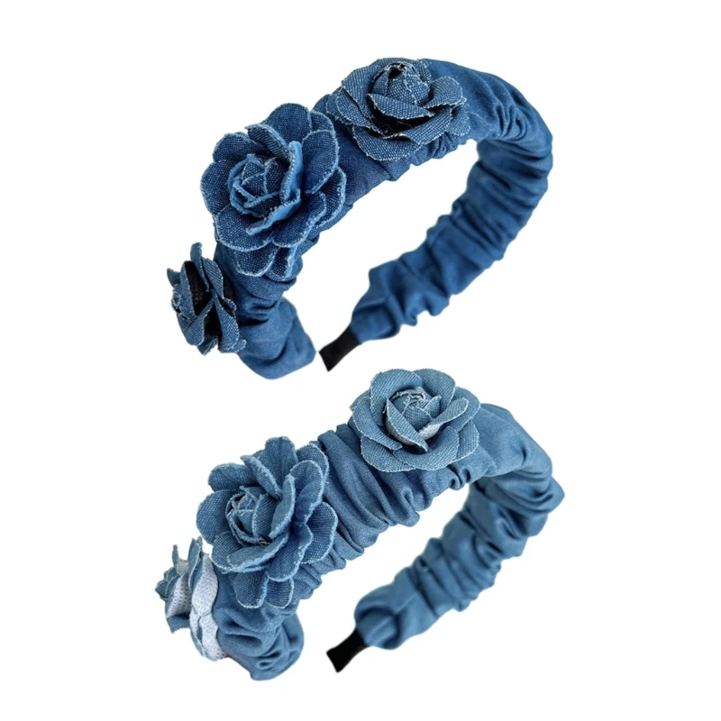 Sweet Cool Headbands Blue Rose Shape Headband Fashion Wide Brim Multipurpose Yoga Sports Spa Hair Hoop for Woman
Sweet Cool Headbands Blue Rose Shape Headband Fashion Wide Brim Multipurpose Yoga Sports Spa Hair Hoop for Woman