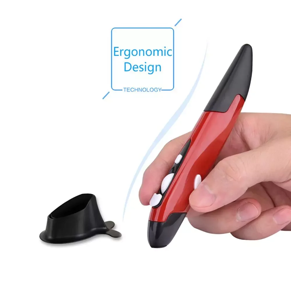 2.4G Wireless USB Optical Presenter Pen Mouse Adjustable 1600DPI 4 Keys Mini Mice for Tablet Laptop PC Desktop Smart TV Box 2022
2.4G Wireless USB Optical Presenter Pen Mouse Adjustable 1600DPI 4 Keys Mini Mice for Tablet Laptop PC Desktop Smart TV Box 2022