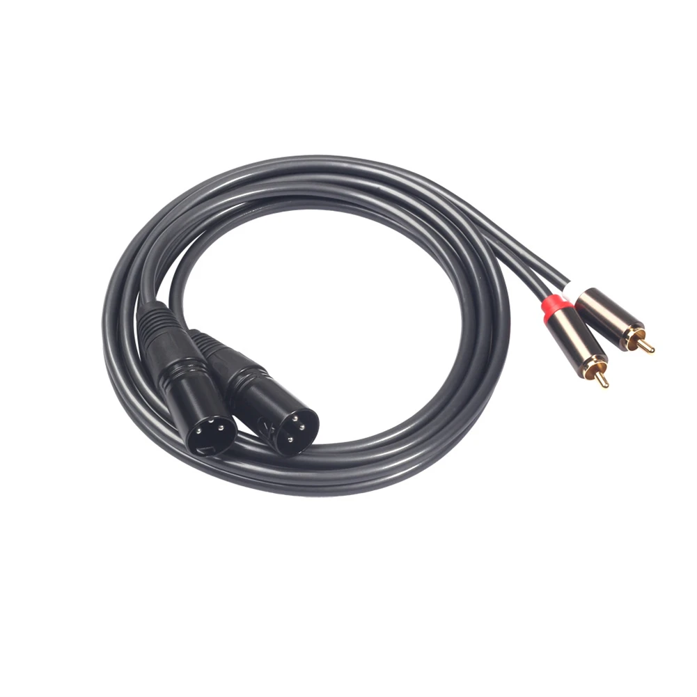 1.5M Dual XLR Male To 2RCA Male Audio Cable Adapter For Amplifier Mixer Speakers Connect Pro Audio Equipment Home Theater
1.5M Dual XLR Male To 2RCA Male Audio Cable Adapter For Amplifier Mixer Speakers Connect Pro Audio Equipment Home Theater