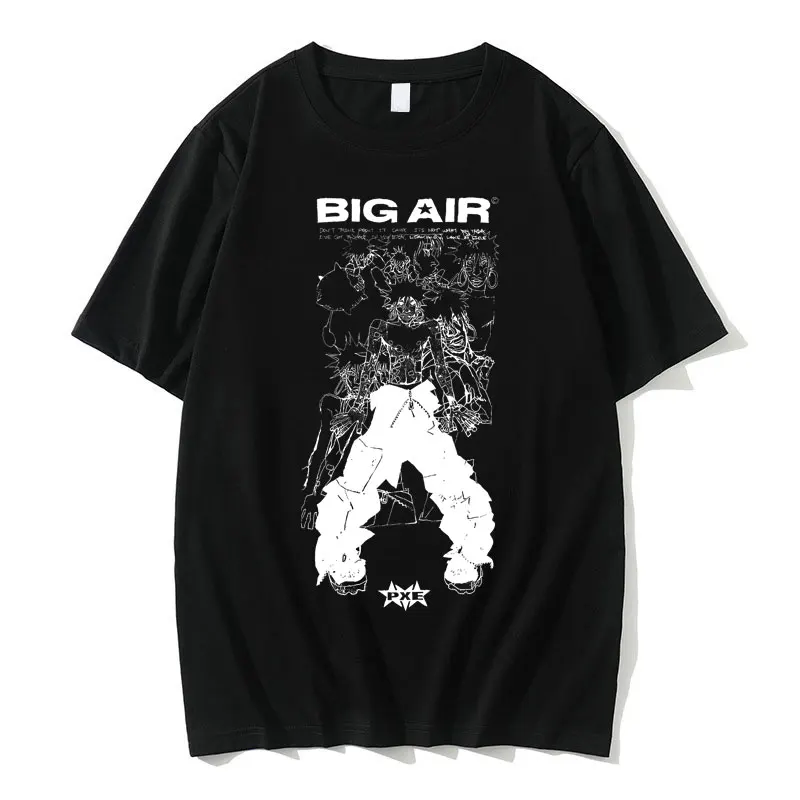 Bladee Big Air Album T-Shirt Men Women Hip Hop Retro Cotton T-shirts Unisex Casual Oversized T Shirt Man Rock Style Streetwear
Bladee Big Air Album T-Shirt Men Women Hip Hop Retro Cotton T-shirts Unisex Casual Oversized T Shirt Man Rock Style Streetwear