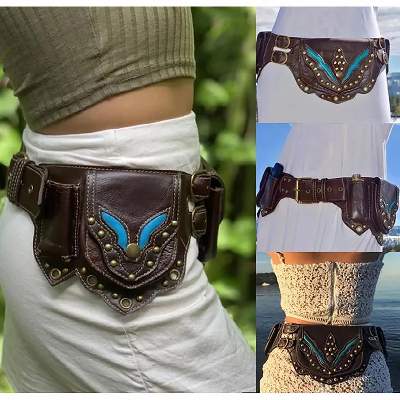 Medieval Steampunk Bohemian Adjustable Hip Belt Bag Festival Pocket Waist Pack Viking Pirate Knight Cosplay Women Accessory
Medieval Steampunk Bohemian Adjustable Hip Belt Bag Festival Pocket Waist Pack Viking Pirate Knight Cosplay Women Accessory