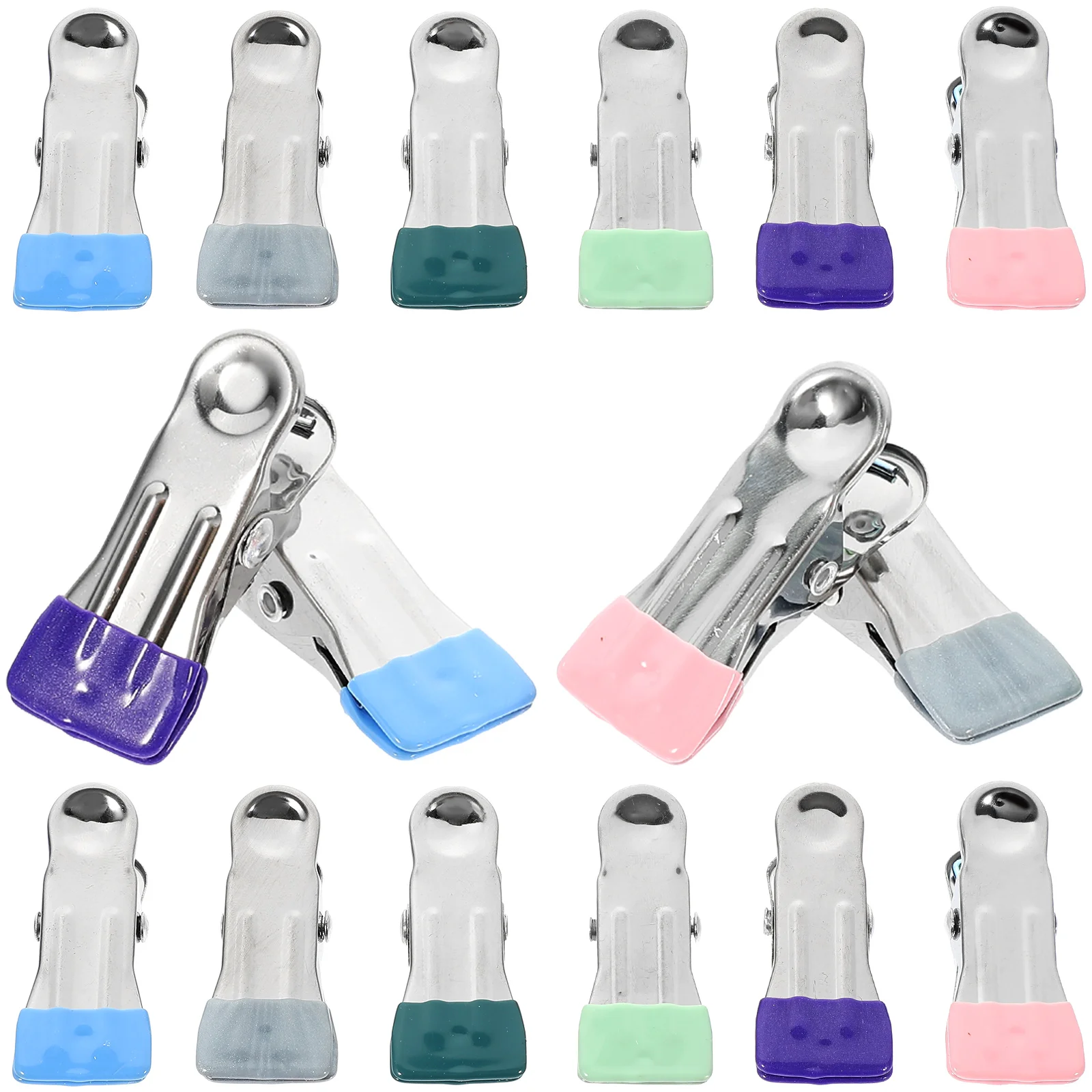 30 Pcs Stainless Steel Clothespin Heavy Duty Clips Bag Food Bagged Household Quilt Outdoor Baby Hanging 
30 Pcs Stainless Steel Clothespin Heavy Duty Clips Bag Food Bagged Household Quilt Outdoor Baby Hanging