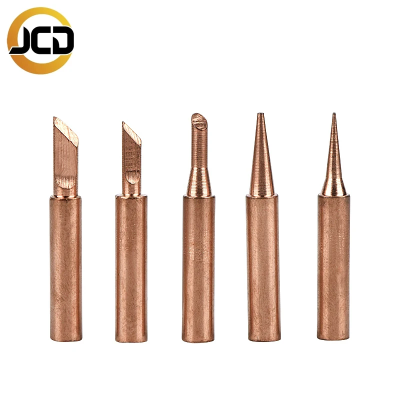JCD 5PCS/Set Soldering Iron Tips Lead-Free 900M Silver Black Copper Electric Soldering Iron Head For 908S 908 8898 936D
JCD 5PCS/Set Soldering Iron Tips Lead-Free 900M Silver Black Copper Electric Soldering Iron Head For 908S 908 8898 936D