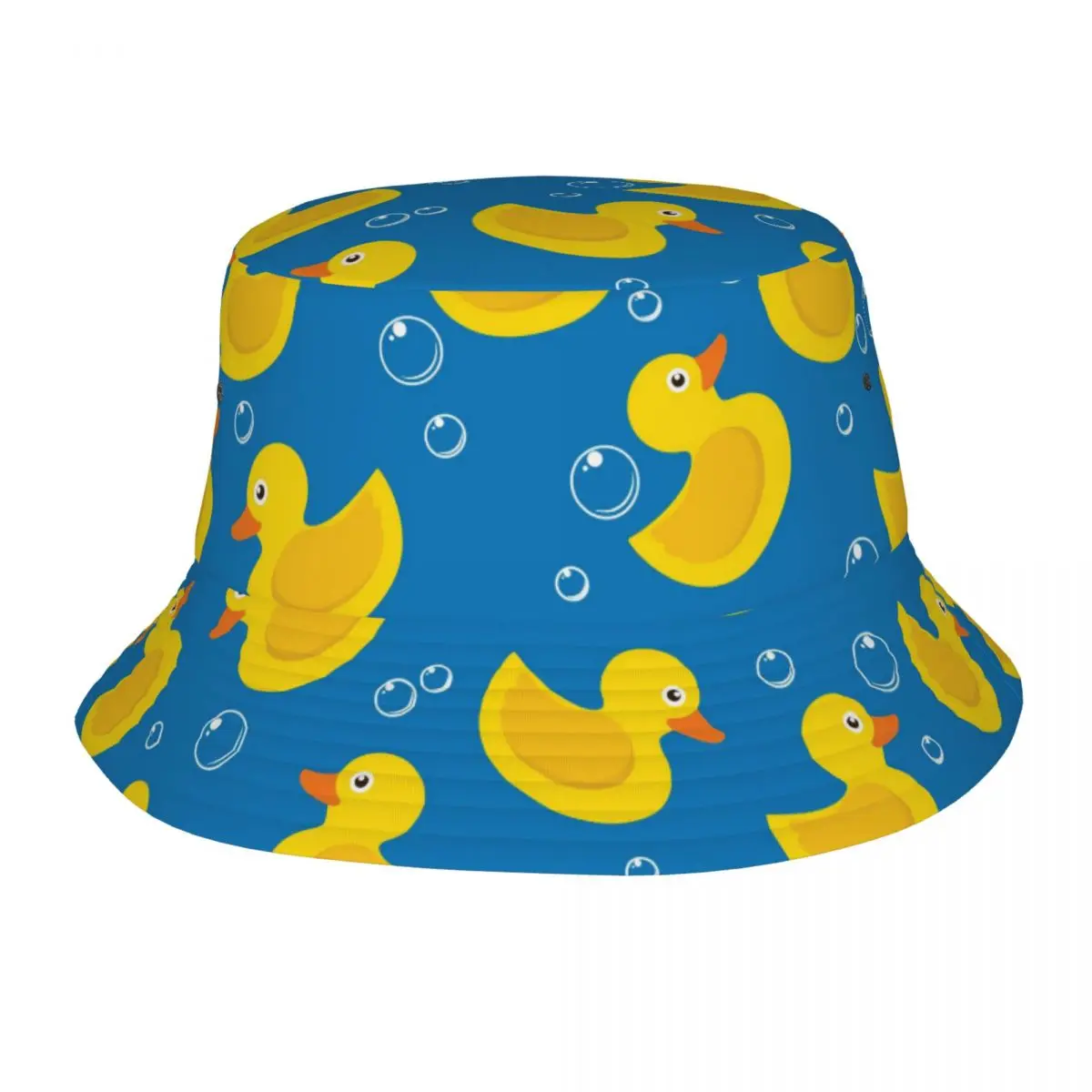 

Панама в стиле унисекс, летняя пляжная шапка с желтым резиновым узором, голубого цвета, для занятий спортом на свежем воздухе, рыбака
