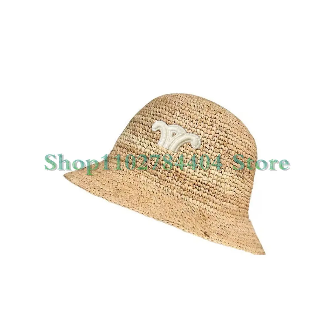 793831 Women Hat Sun Protection Straw Weave Hat Outdoor Fashion Luxury Casual Sun Hats Embroidered Logo Beach Hats Design New
793831 Women Hat Sun Protection Straw Weave Hat Outdoor Fashion Luxury Casual Sun Hats Embroidered Logo Beach Hats Design New