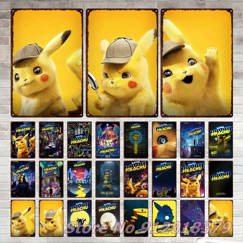 Pikachu Anime Movies Metal Print Plates Pokmon Detective Pikachu Metal Tin Sign Posters Pub Bar Sign Man Cave Metal Tin Plaques
Pikachu Anime Movies Metal Print Plates Pokmon Detective Pikachu Metal Tin Sign Posters Pub Bar Sign Man Cave Metal Tin Plaques