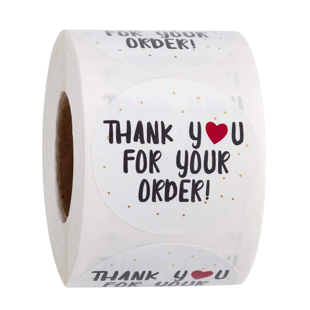 100-500pcs Thank You For The Stickers Round Envelope Sealed Label Scrapbook STICKER BLACK White Stickers Stationery Sticker
100-500pcs Thank You For The Stickers Round Envelope Sealed Label Scrapbook STICKER BLACK White Stickers Stationery Sticker