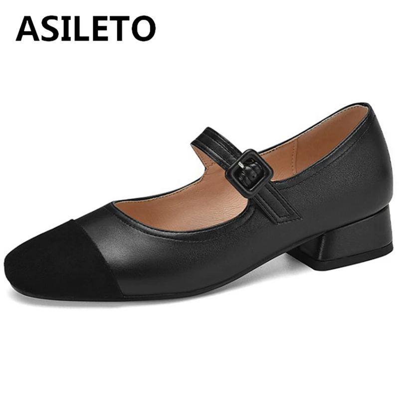 ASILETO Women Round Toe Chaussure Femme Office High Heel Classic Black Pu Leather Ladies Casual Work Nurse Durable Shoes F1614
ASILETO Women Round Toe Chaussure Femme Office High Heel Classic Black Pu Leather Ladies Casual Work Nurse Durable Shoes F1614