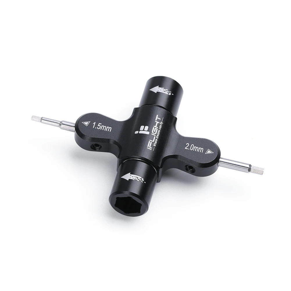 iFlight Quad M5 Wrench 1.5mm/2mm screwdriver with Built in One Way Bearing Tool for RC Drone FPV Racing
iFlight Quad M5 Wrench 1.5mm/2mm screwdriver with Built in One Way Bearing Tool for RC Drone FPV Racing