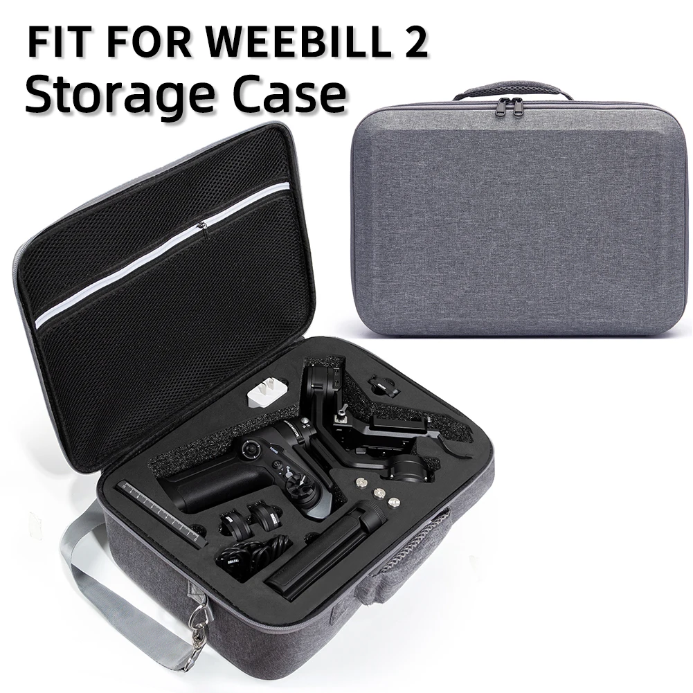 Double Zippers Camera Accessories With Shoulder Strap Large Capacity Outdoor Waterproof Portable Storage Case Fit For Weebill 2
Double Zippers Camera Accessories With Shoulder Strap Large Capacity Outdoor Waterproof Portable Storage Case Fit For Weebill 2