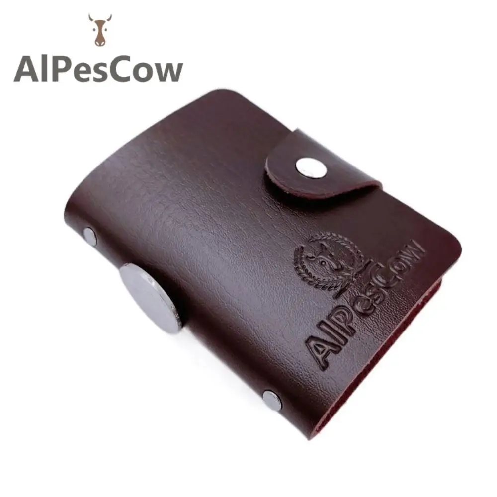 Genuine Leather 20 Bits Credit Card Holder Solid Color Card Case Business ID Card Organizer Portable Men Women Wallets Supplies
Genuine Leather 20 Bits Credit Card Holder Solid Color Card Case Business ID Card Organizer Portable Men Women Wallets Supplies