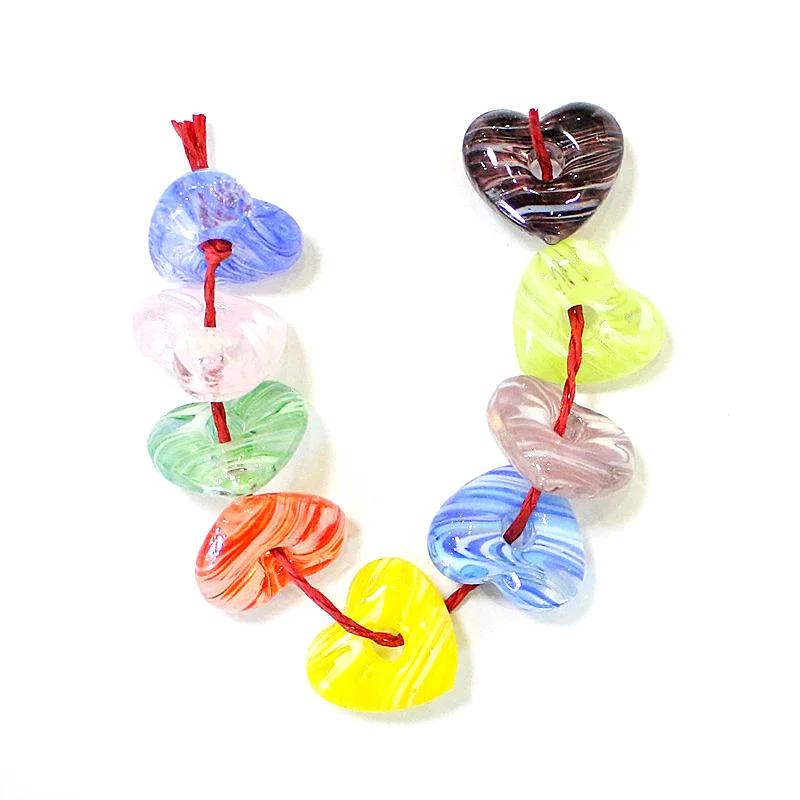 9PCS Tiny Cute Heart Shape Charm Craft Glass Pendant Fashion Creative DIY Women Jewelry For Necklace Bracelet Making Accessories
9PCS Tiny Cute Heart Shape Charm Craft Glass Pendant Fashion Creative DIY Women Jewelry For Necklace Bracelet Making Accessories
