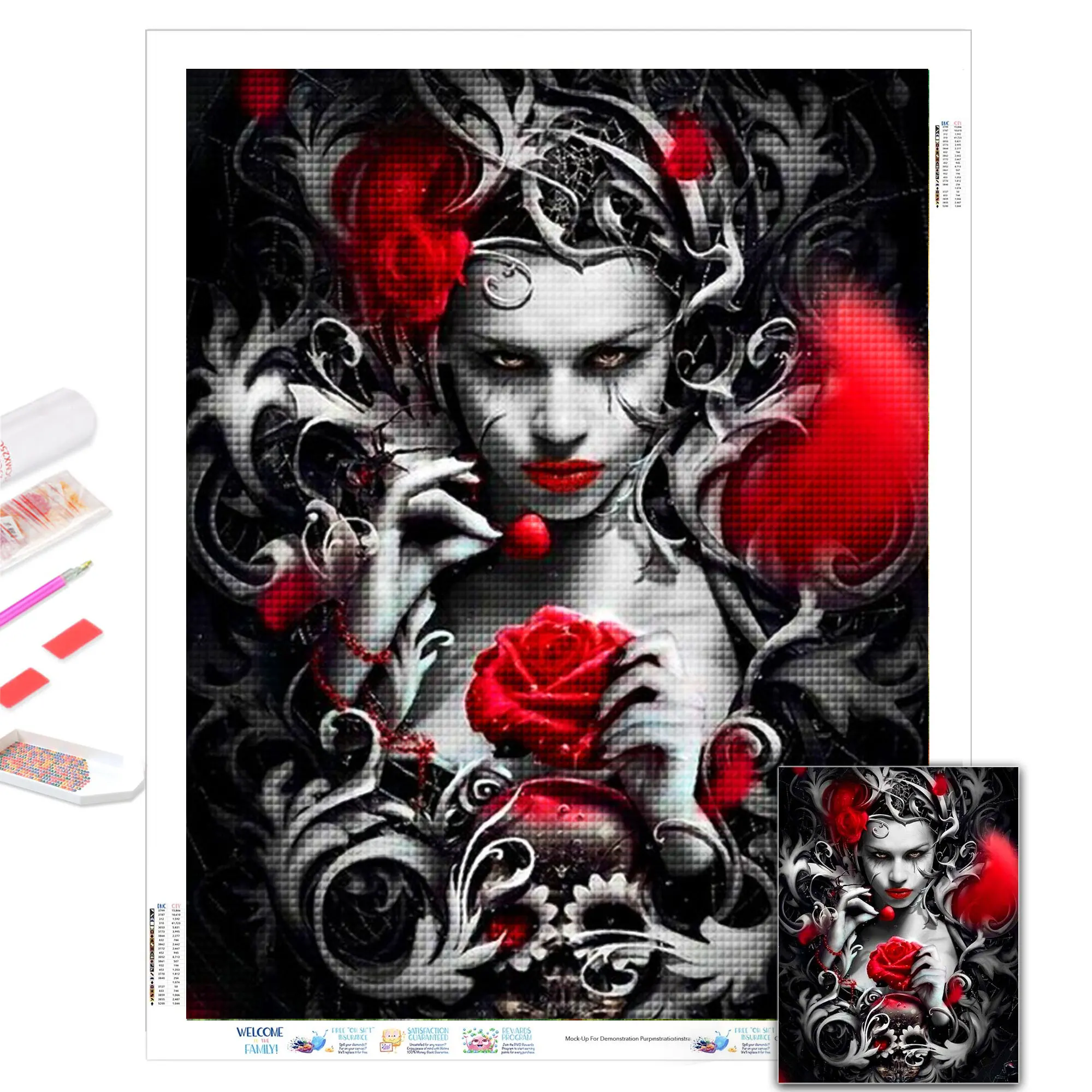 Новое поступление, 5D алмазная живопись, полная картина, женский череп, вышивка крестиком, распродажа, искусство рукоделия, хобби, подарок дл...
Новое поступление, 5D алмазная живопись, полная картина, женский череп, вышивка крестиком, распродажа, искусство рукоделия, хобби, подарок дл...