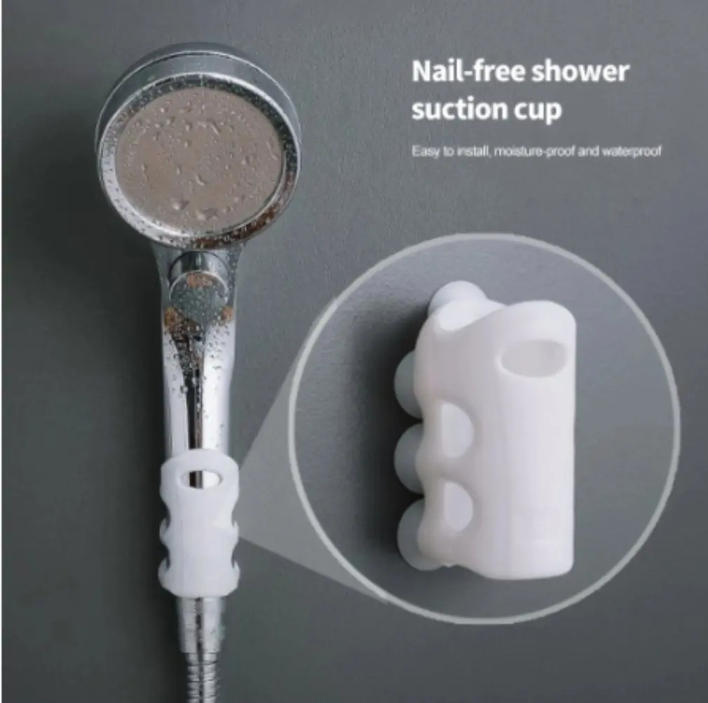 Convenient Shower Head Holder Reusable Durable Suction Cup Shower Bracket Mount Bathroom Wall Rack Stand Bathroom Accessories
Convenient Shower Head Holder Reusable Durable Suction Cup Shower Bracket Mount Bathroom Wall Rack Stand Bathroom Accessories
