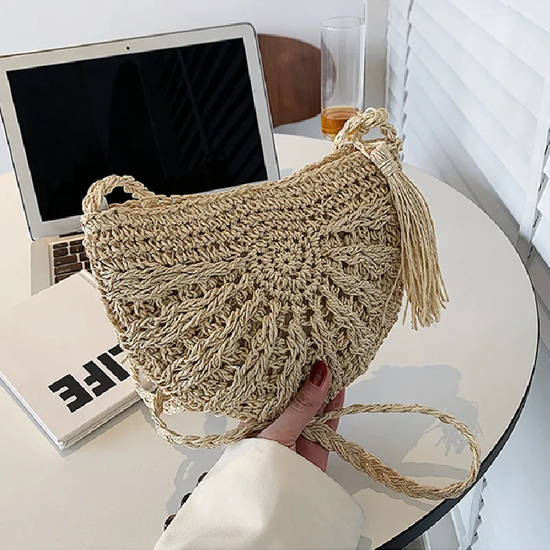 Small Straw Women's Shoulder Bag Beach Handbag Summer Capacity Woman Shoulder Bags Woven Top HandleCasual Totes Weaving Bucket
Small Straw Women's Shoulder Bag Beach Handbag Summer Capacity Woman Shoulder Bags Woven Top HandleCasual Totes Weaving Bucket