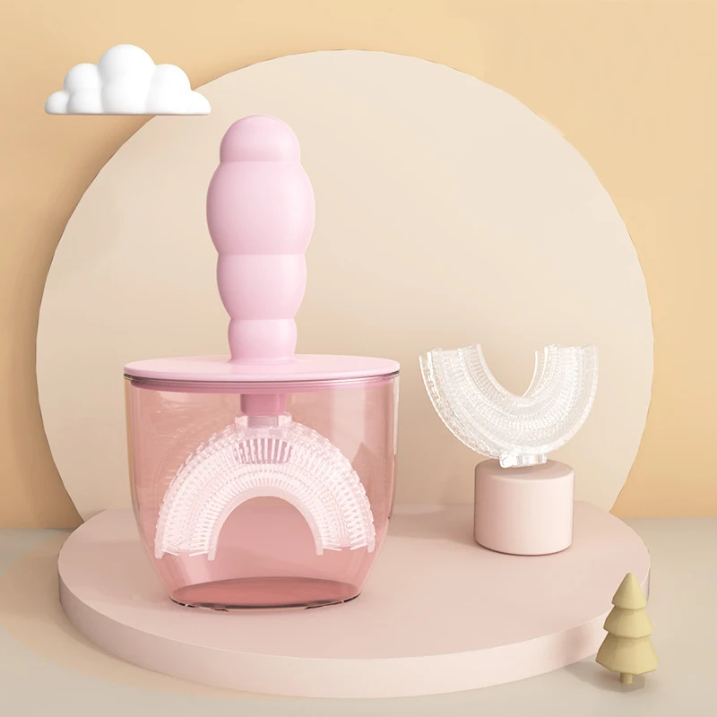 Baby Toothbrush Children 360 Degree U-shaped Child Toothbrush Teethers Baby Brush Silicone Kids Teeth Oral Care Cleaning Bebes
Baby Toothbrush Children 360 Degree U-shaped Child Toothbrush Teethers Baby Brush Silicone Kids Teeth Oral Care Cleaning Bebes