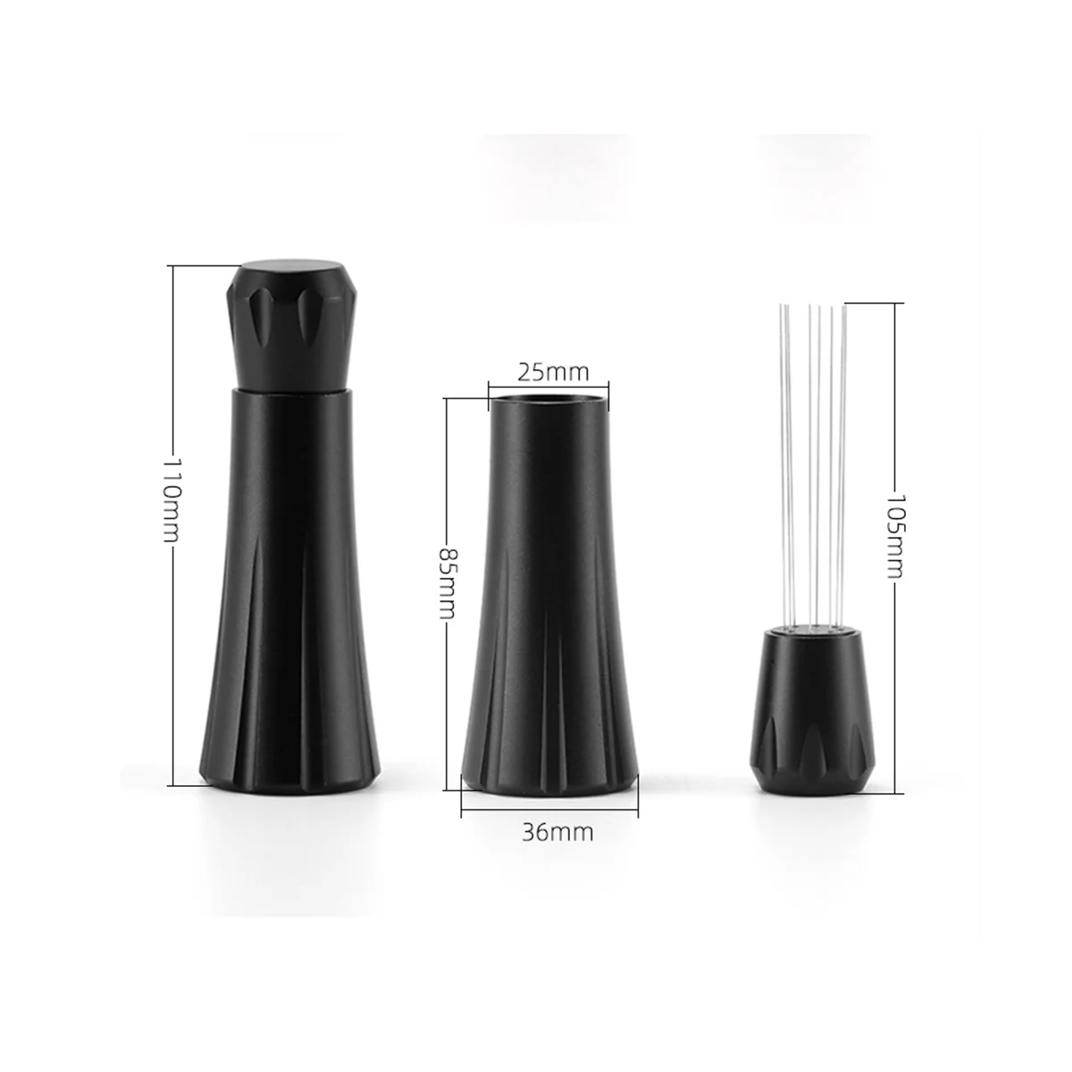 Coffee Stirrer , Espresso Accessories Tools, Aluminum Alloy Coffee Stirring Distribution Tool Black
Coffee Stirrer , Espresso Accessories Tools, Aluminum Alloy Coffee Stirring Distribution Tool Black