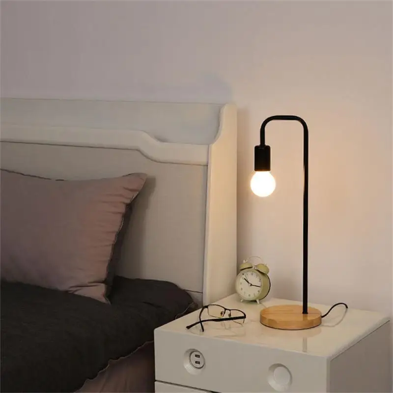 Nordic Table Light Black White Loft Vintage Desk Lamp Wooden E27 Bulb Table Lamps Metal Iron Fixtures Decoration Home Lamp
Nordic Table Light Black White Loft Vintage Desk Lamp Wooden E27 Bulb Table Lamps Metal Iron Fixtures Decoration Home Lamp