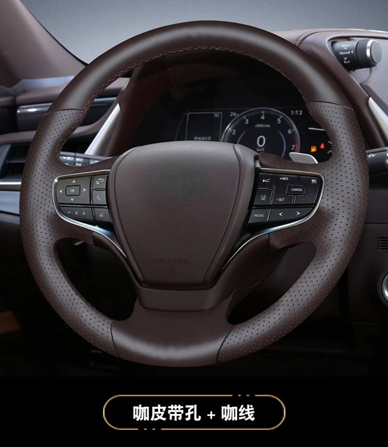 Cover Customization Leather Hand-stitched Car Steering Wheel Cover for Lexus Nx200 Es300h Rx270 Es240 Cute Car Accessories
Cover Customization Leather Hand-stitched Car Steering Wheel Cover for Lexus Nx200 Es300h Rx270 Es240 Cute Car Accessories