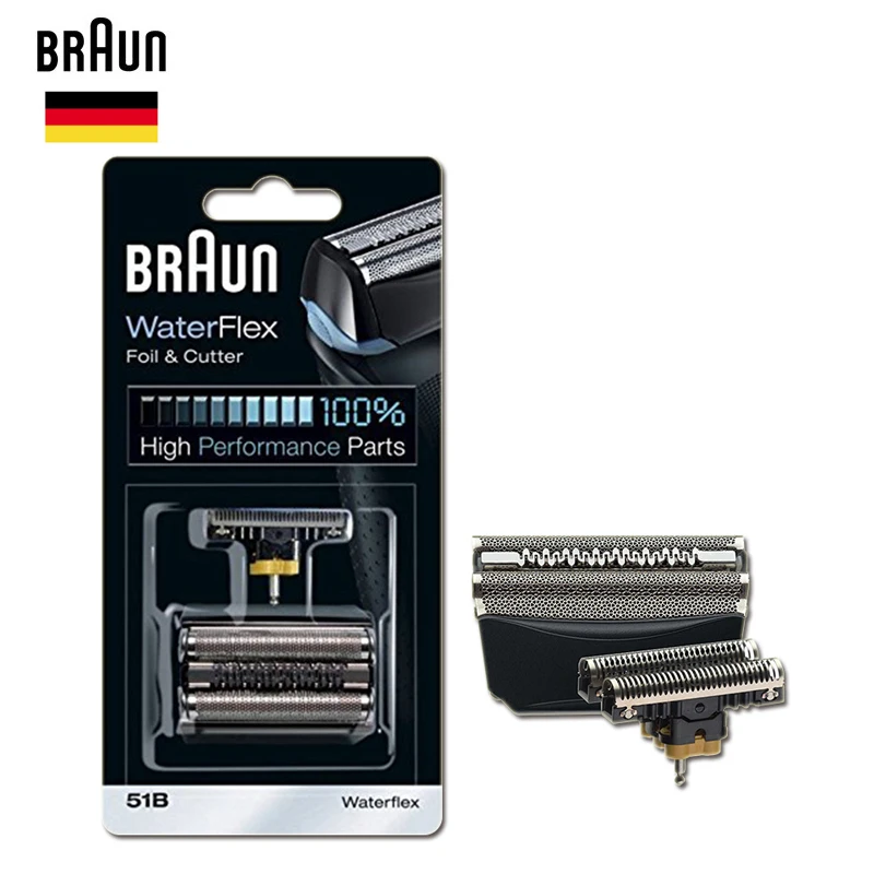 

Braun 51B Razor Blade Electric Shavers Heads Replacement Foil Cutter Series 5 8998 8595 8590 5643 5644 5645 New 550 New 570 WF1S