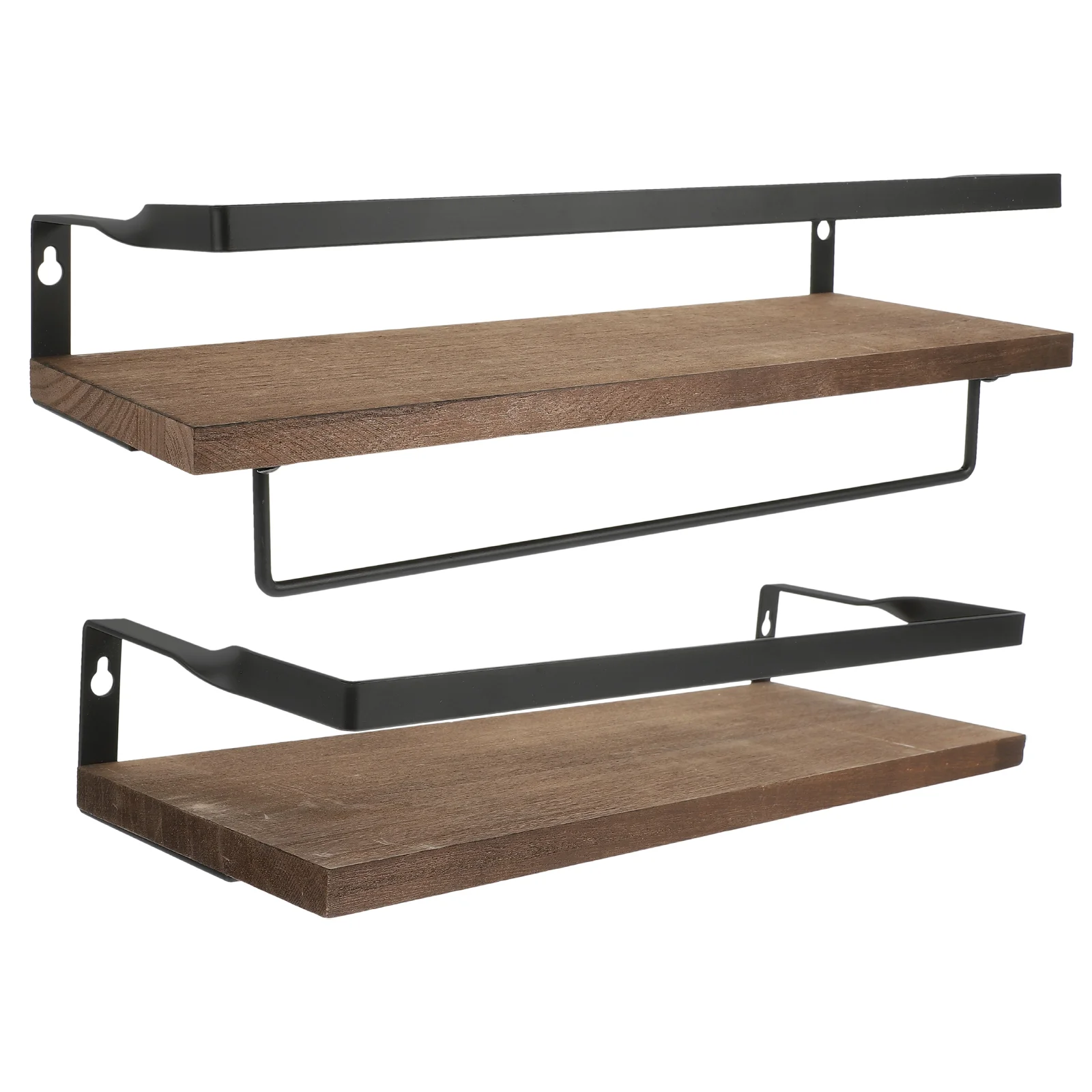 2 Pcs Shelf Metal Floating Paulownia Wall Storage Rack Wooden Wall-mounted Holder Shelves for
2 Pcs Shelf Metal Floating Paulownia Wall Storage Rack Wooden Wall-mounted Holder Shelves for