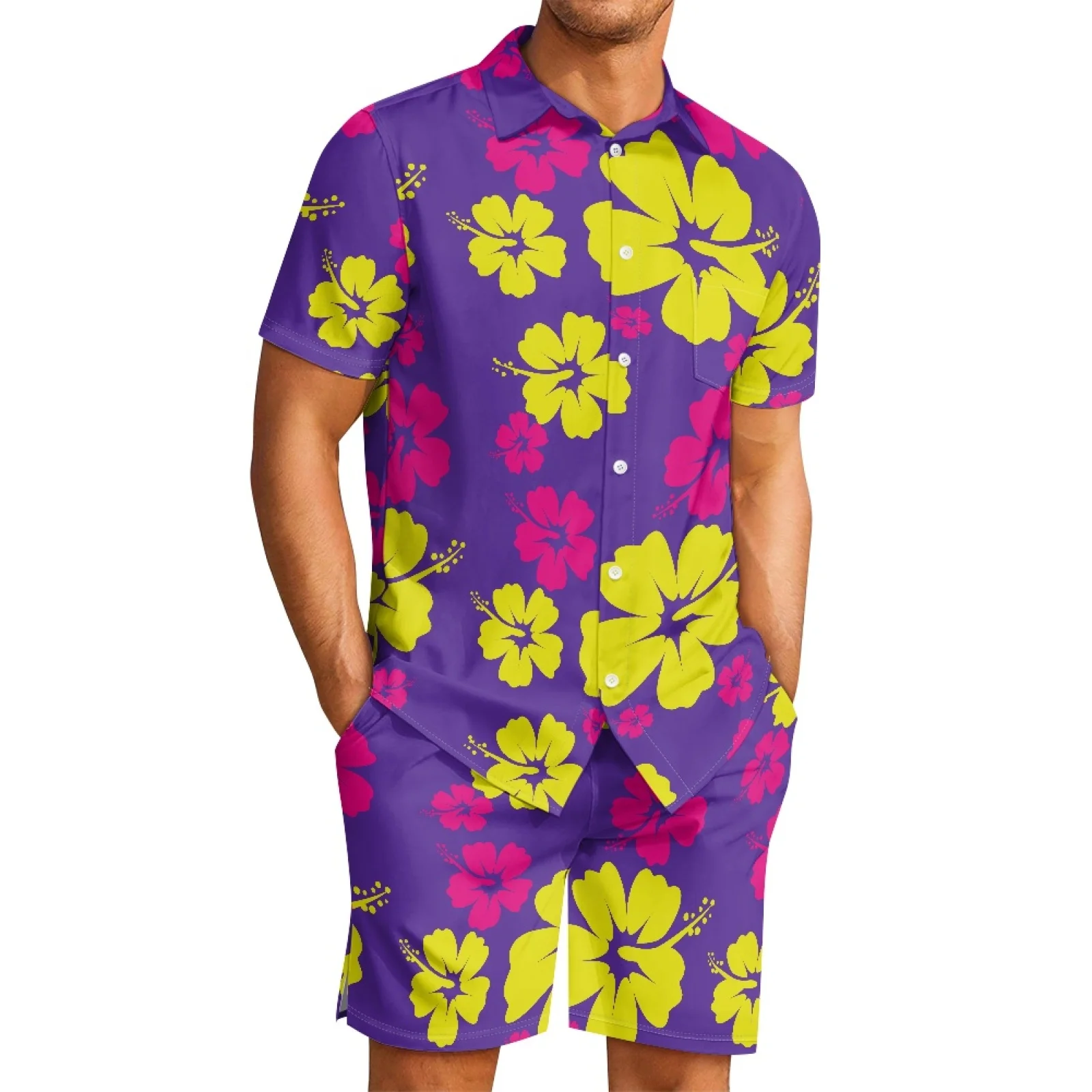 Polynesian Tribal Pohnpei Totem Tattoo Prints New Men's Button Shirt Hibiscus Short Sleeve Quick-Dry Polyester Shorts Sweat Suit
Polynesian Tribal Pohnpei Totem Tattoo Prints New Men's Button Shirt Hibiscus Short Sleeve Quick-Dry Polyester Shorts Sweat Suit