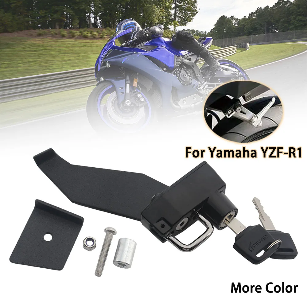 

Motorcycle Helmet Lock Side Anti-theft Security with 2 Keys Fit For Yamaha R1 YZF-R1 YZFR1 YZF R1 2009 2010 2011 2012 2013 2014