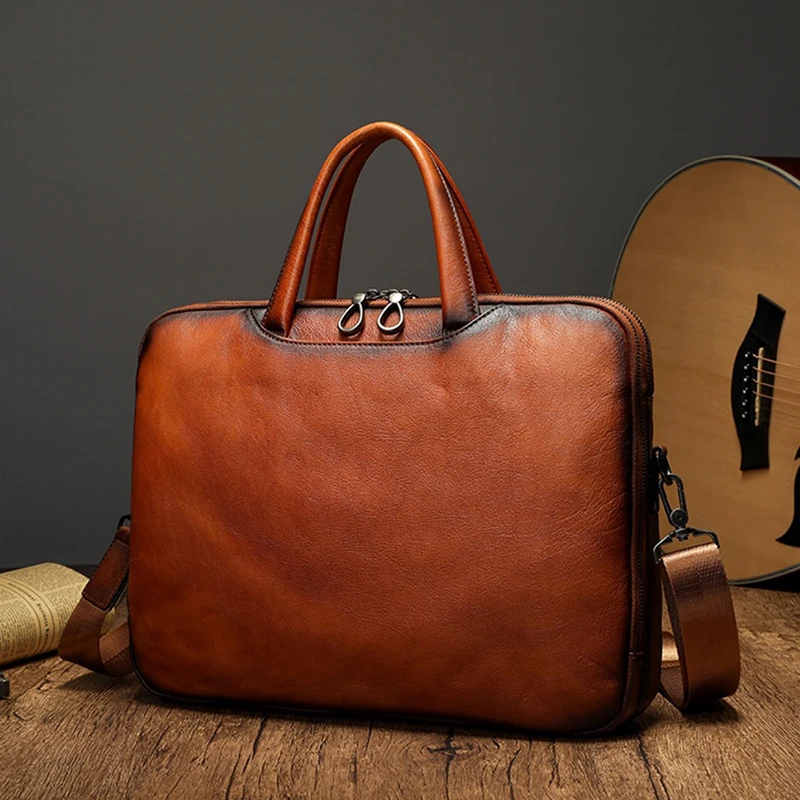 Handmade Men's bag Genuine Leather Messenger Bag Men Leather Laptop Briefcase for Men Computer Bags Men Briefcases Vintage
Handmade Men's bag Genuine Leather Messenger Bag Men Leather Laptop Briefcase for Men Computer Bags Men Briefcases Vintage