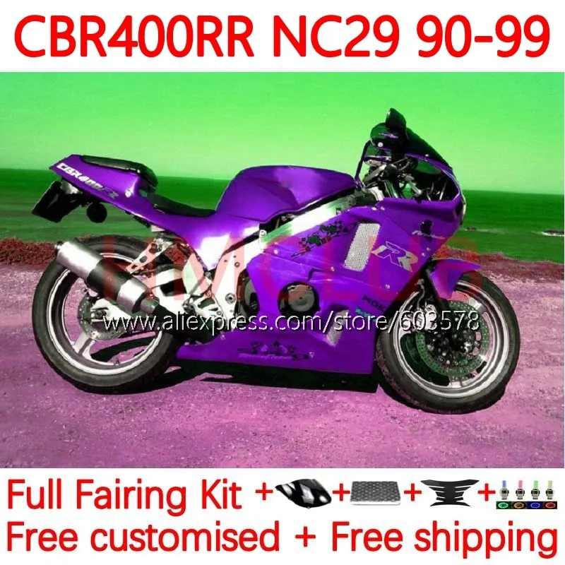 Обтекатель CBR400RR NC29 для HONDA CBR400 RR 94 95 96 97 98 99 CBR 400 RR 400RR 1994 1995 1996 1997 1998 1999 131No.145 фиолетового цвета
Обтекатель CBR400RR NC29 для HONDA CBR400 RR 94 95 96 97 98 99 CBR 400 RR 400RR 1994 1995 1996 1997 1998 1999 131No.145 фиолетового цвета