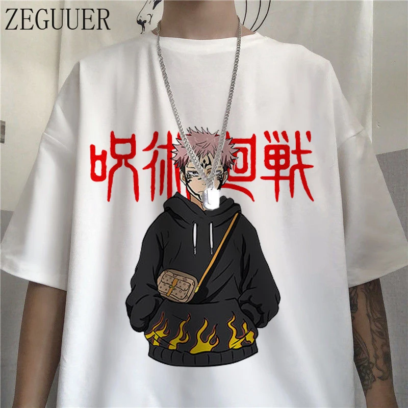 Harajuku Anime WOmen Tshirt Jujutsu Kaisen Yuji Itadori Printed Unisex Short Sleeve T Shirt Casual T-shirt Streetwear Tops
Harajuku Anime WOmen Tshirt Jujutsu Kaisen Yuji Itadori Printed Unisex Short Sleeve T Shirt Casual T-shirt Streetwear Tops