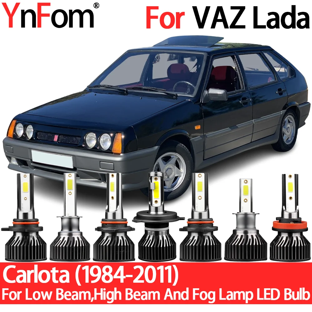 YnFom For VAZ Lada Carlota 1984-2011 Special LED Headlight Bulbs Kit For Low Beam,High Beam,Fog Lamp,Car Accessories
YnFom For VAZ Lada Carlota 1984-2011 Special LED Headlight Bulbs Kit For Low Beam,High Beam,Fog Lamp,Car Accessories