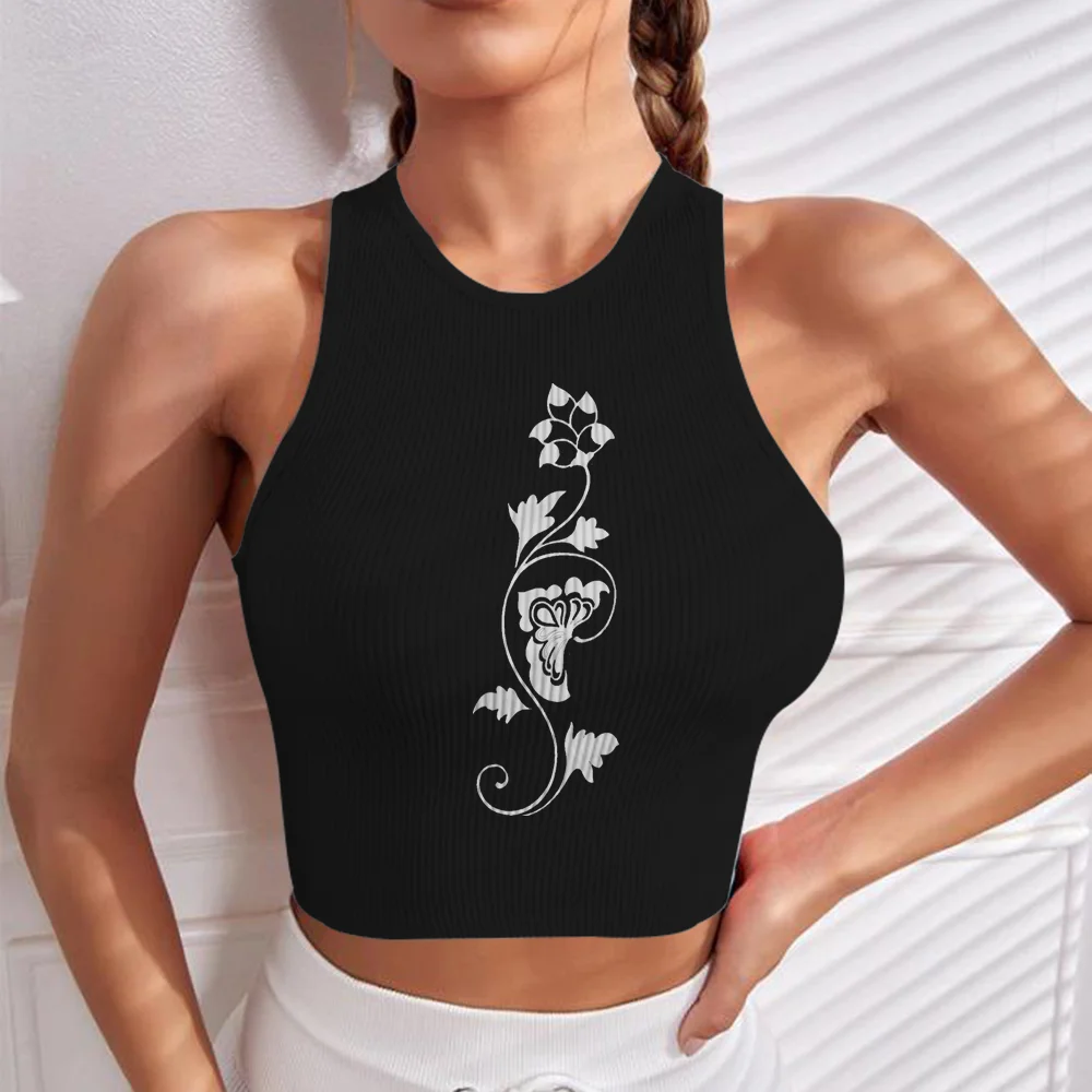 Printed Flower Sexy Camisoles for Women Crop Top Sleeveless Shirt Sexy Slim Lady Bralette Padded Tops Strap Skinny Vest Camisole
Printed Flower Sexy Camisoles for Women Crop Top Sleeveless Shirt Sexy Slim Lady Bralette Padded Tops Strap Skinny Vest Camisole