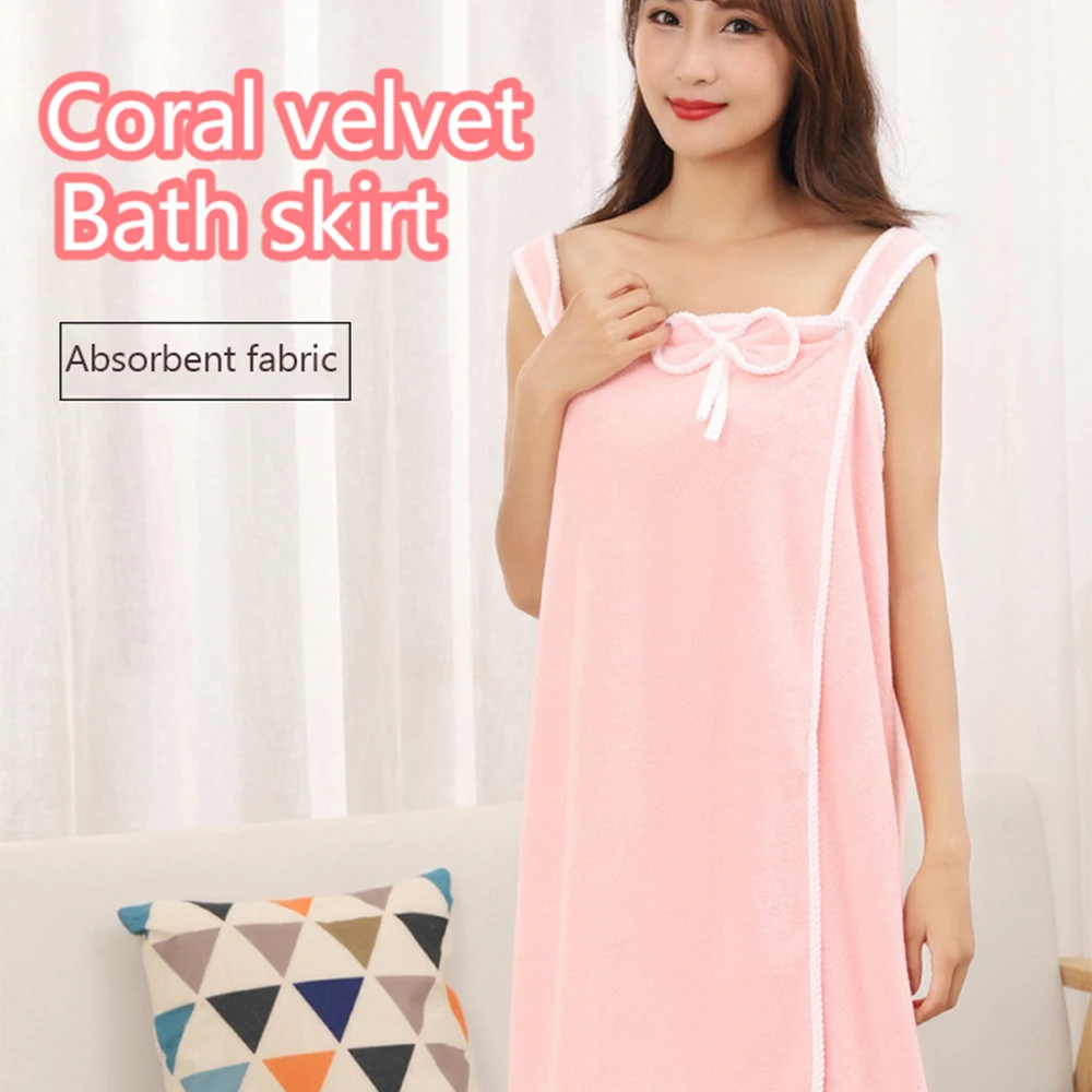 Chic Bath Soft Hotel Bathroom Wearable Absorbent Fiber Towels Bathrobe Home Women Towel Autumn Superfine Towels Gifts For Winter
Chic Bath Soft Hotel Bathroom Wearable Absorbent Fiber Towels Bathrobe Home Women Towel Autumn Superfine Towels Gifts For Winter