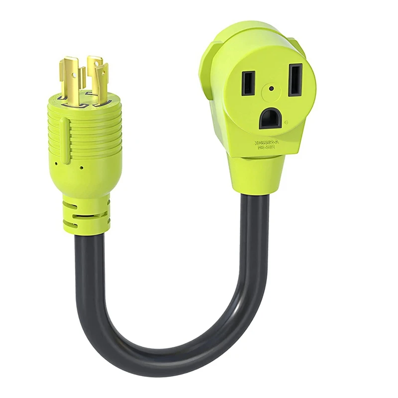 LICG Generator Welder Adapter,NEMA L14-30P Male Plug To 6-50R Female Socket,4 Prong Generator ,STW 10 AWG(1.5FT)
LICG Generator Welder Adapter,NEMA L14-30P Male Plug To 6-50R Female Socket,4 Prong Generator ,STW 10 AWG(1.5FT)